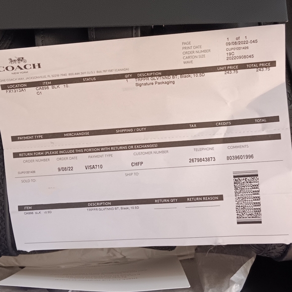 NWT Womens Coach Trooper Mid Top Boots Black Size 10.5 - Picture 5 of 7